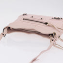 Balenciaga The Hip Shoulder Bag Leather Pink 242803 Auth 210763V-8