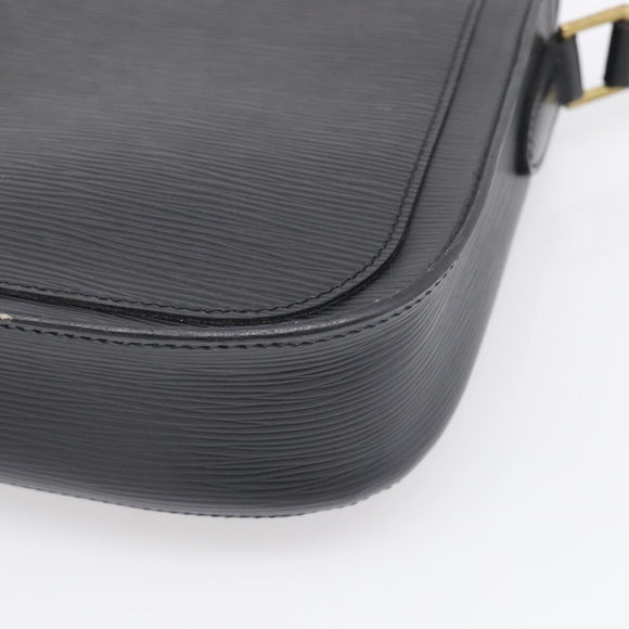 LOUIS VUITTON Epi Saint Cloud GM Shoulder Bag Black Noir M52192 LV Auth 210765A