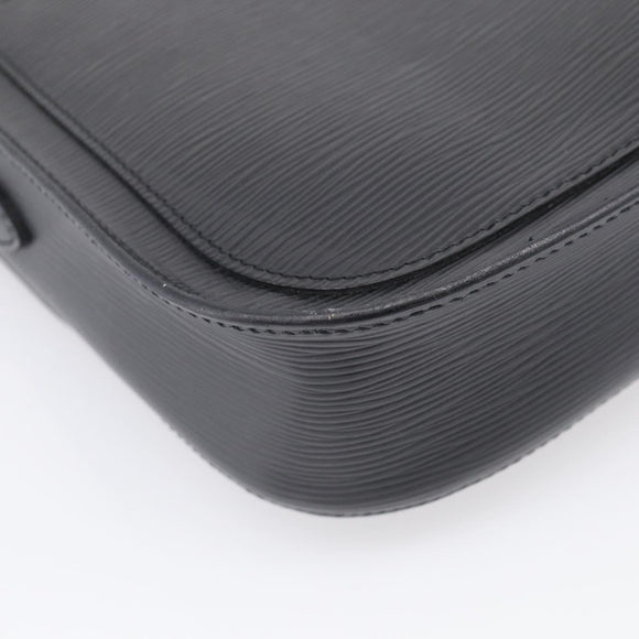 LOUIS VUITTON Epi Saint Cloud GM Shoulder Bag Black Noir M52192 LV Auth 210765A