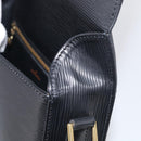 LOUIS VUITTON Epi Saint Cloud GM Shoulder Bag Black Noir M52192 LV Auth 210765A-18