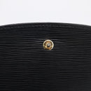 LOUIS VUITTON Epi Saint Cloud GM Shoulder Bag Black Noir M52192 LV Auth 210765A-20