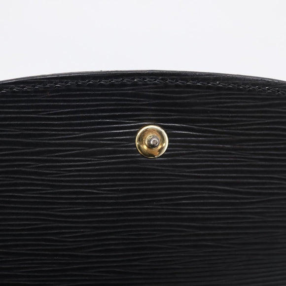 LOUIS VUITTON Epi Saint Cloud GM Shoulder Bag Black Noir M52192 LV Auth 210765A