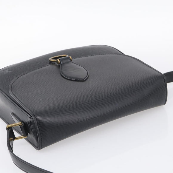 LOUIS VUITTON Epi Saint Cloud GM Shoulder Bag Black Noir M52192 LV Auth 210765A