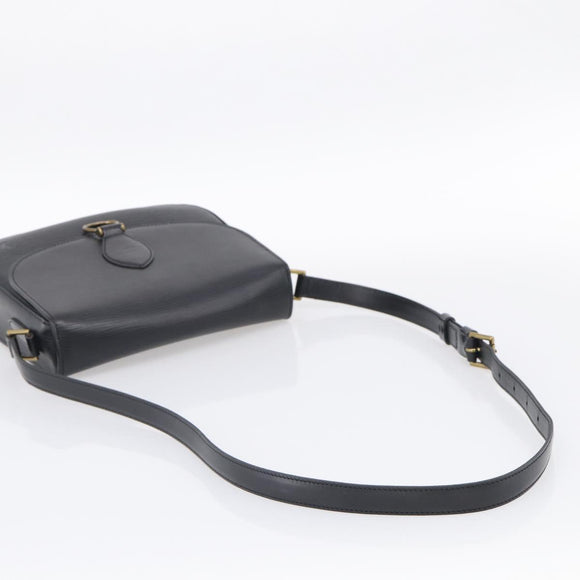 LOUIS VUITTON Epi Saint Cloud GM Shoulder Bag Black Noir M52192 LV Auth 210765A
