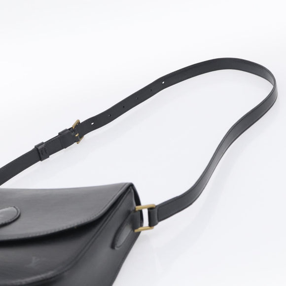 LOUIS VUITTON Epi Saint Cloud GM Shoulder Bag Black Noir M52192 LV Auth 210765A