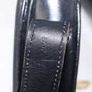 CELINE Shoulder Bag Leather Black Gold Auth 210766-25