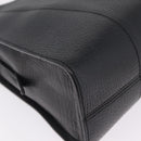 LOEWE Tote Bag Leather Black Silver Auth 210767V-11