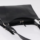 LOEWE Tote Bag Leather Black Silver Auth 210767V-6