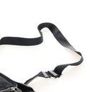 PRADA Shoulder Bag Nylon Black Silver Auth 210770V-10