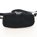 PRADA Shoulder Bag Nylon Black Silver Auth 210770V-11