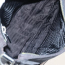 PRADA Shoulder Bag Nylon Black Silver Auth 210770V-22