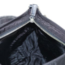 PRADA Shoulder Bag Nylon Black Silver Auth 210770V-23