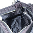 PRADA Shoulder Bag Nylon Black Silver Auth 210770V-24