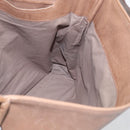 Bottega Veneta INTRECCIATO Shoulder Bag Leather Beige 221065 Auth 210771A-21