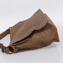 Bottega Veneta INTRECCIATO Shoulder Bag Leather Beige 221065 Auth 210771A-4
