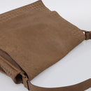 Bottega Veneta INTRECCIATO Shoulder Bag Leather Beige 221065 Auth 210771A-6