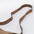 Bottega Veneta INTRECCIATO Shoulder Bag Leather Beige 221065 Auth 210771A-9