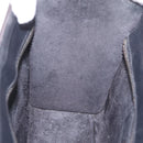 CELINE Luggage Nano Hand Bag Leather 2way Black Silver Auth 210773M-23