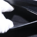 CELINE Luggage Nano Hand Bag Leather 2way Black Silver Auth 210773M-24
