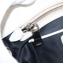 Miu Miu Vitterodino Hand Bag Leather 2way White Silver Auth 210777V-23