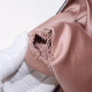 Miu Miu Madras Hand Bag Leather 2way Brown Gold Auth 210778V-10