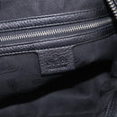 GUCCI Bamboo Shoulder Bag Leather Black Silver 232930 Auth 210779V-15