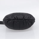 GUCCI Bamboo Shoulder Bag Leather Black Silver 232930 Auth 210779V-9