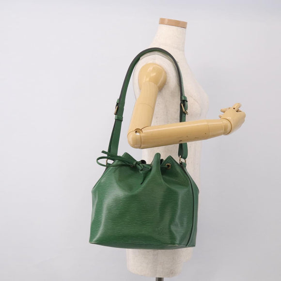 LOUIS VUITTON Epi Petit Noe Shoulder Bag Green M44104 LV Auth 210783V