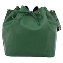 LOUIS VUITTON Epi Petit Noe Shoulder Bag Green M44104 LV Auth 210783V-2