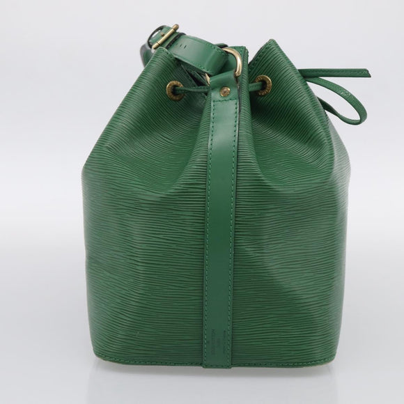 LOUIS VUITTON Epi Petit Noe Shoulder Bag Green M44104 LV Auth 210783V