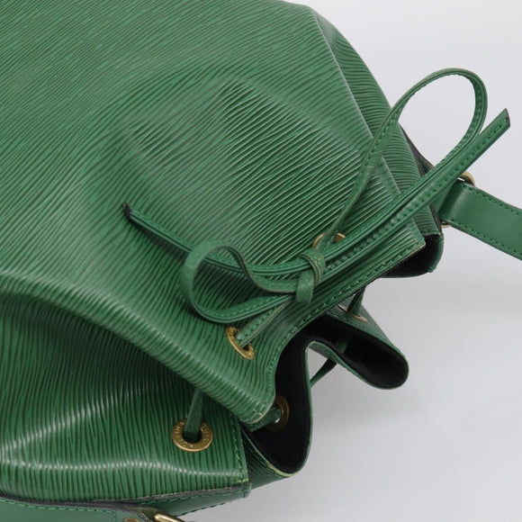 LOUIS VUITTON Epi Petit Noe Shoulder Bag Green M44104 LV Auth 210783V