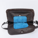 Bottega Veneta INTRECCIATO Shoulder Bag Leather Brown 142468 Auth 210785V-15