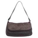 Bottega Veneta INTRECCIATO Shoulder Bag Leather Brown 142468 Auth 210785V-2