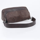 Bottega Veneta INTRECCIATO Shoulder Bag Leather Brown 142468 Auth 210785V-7