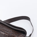 Bottega Veneta INTRECCIATO Shoulder Bag Leather Brown 142468 Auth 210785V-8