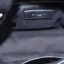 Saint Laurent Chain Lulu Shoulder Bag Leather Black Silver Auth 210788V-21