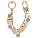 LOUIS VUITTON Porte Cles Chainne Pastille Key Holder Gold M66172 Auth 210793A-2
