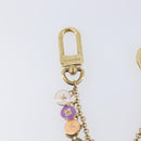 LOUIS VUITTON Porte Cles Chainne Pastille Key Holder Gold M66172 Auth 210793A-9