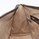 Christian Dior Trotter Canvas Hand Bag Brown Gold Auth 210794-22