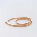 LOUIS VUITTON Shoulder Strap Leather 47.2"" Beige LV Auth 210803V-4