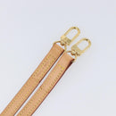 LOUIS VUITTON Shoulder Strap Leather 47.2"" Beige LV Auth 210803V-7