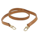 LOUIS VUITTON Shoulder Strap Leather 39.4"" Beige LV Auth 210804-2