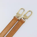 LOUIS VUITTON Shoulder Strap Leather 39.4"" Beige LV Auth 210804-6