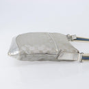 GUCCI GG Canvas Shoulder Bag Silver 145857 Auth 210814-4