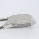GUCCI GG Canvas Shoulder Bag Silver 145857 Auth 210814-5