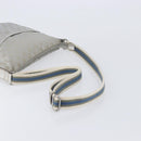 GUCCI GG Canvas Shoulder Bag Silver 145857 Auth 210814-7