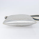 GUCCI GG Canvas Shoulder Bag Silver 145857 Auth 210814-9