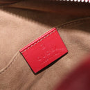 GUCCI GG Supreme Chain Shoulder Bag PVC Beige Silver 409535 Auth 210815V-16