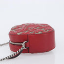 GUCCI GG Supreme Chain Shoulder Bag PVC Beige Silver 409535 Auth 210815V-5