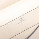 HERMES Tutti Frutti Pouch Leather Ivory Auth 210818SAM-15